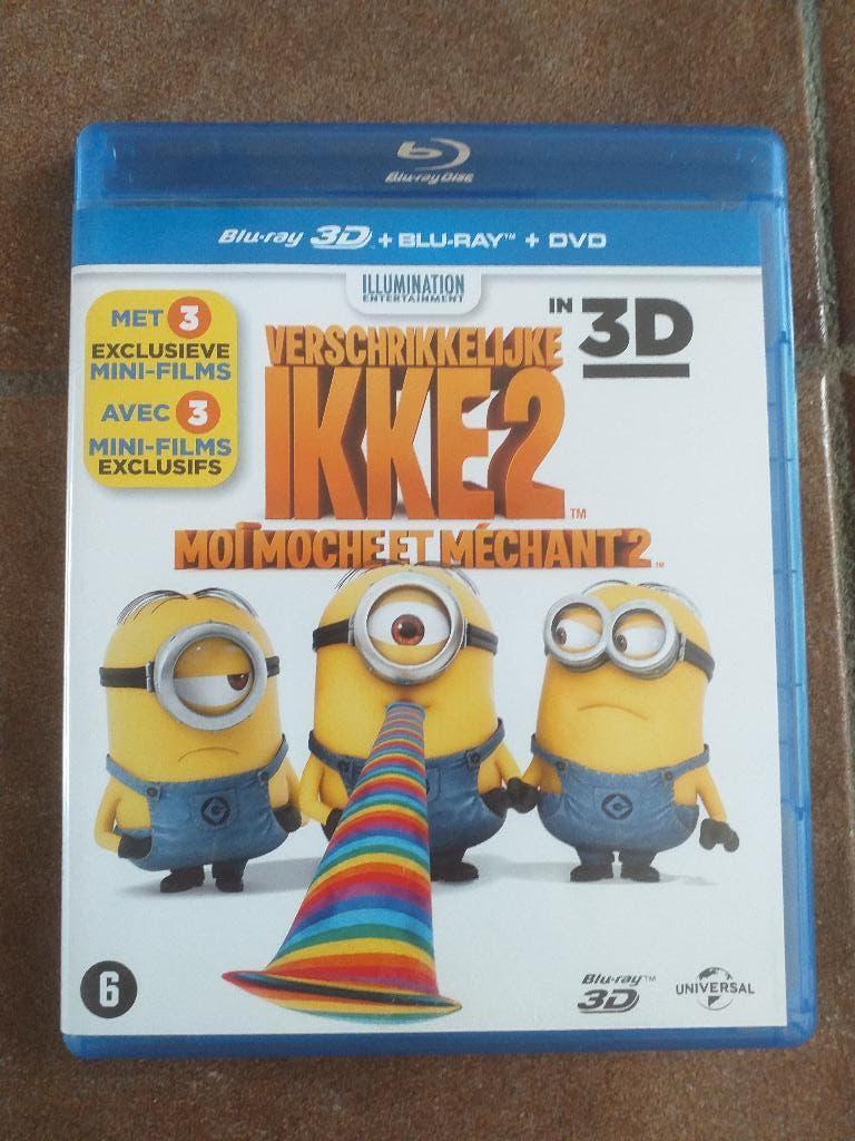 Verschrikkelijke Ikke 3D Bluray + 2D Bluray + Dvd, Verzenden, Zo goed als nieuw, Tekenfilms en Animatie