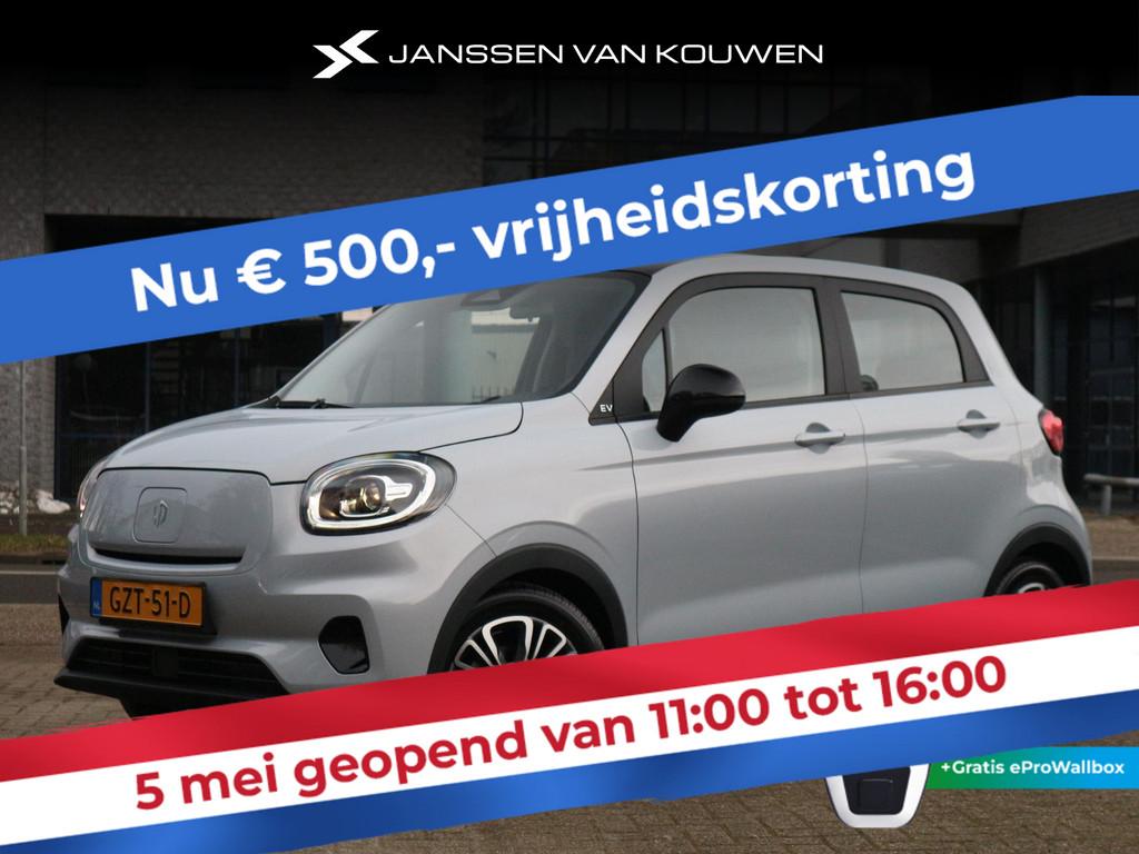 Leapmotor T03 Design 37.3 kWh / Camera / Adaptive Cruise / N, Auto's, Leapmotor, Stof, Gebruikt, 4 stoelen, Origineel Nederlands