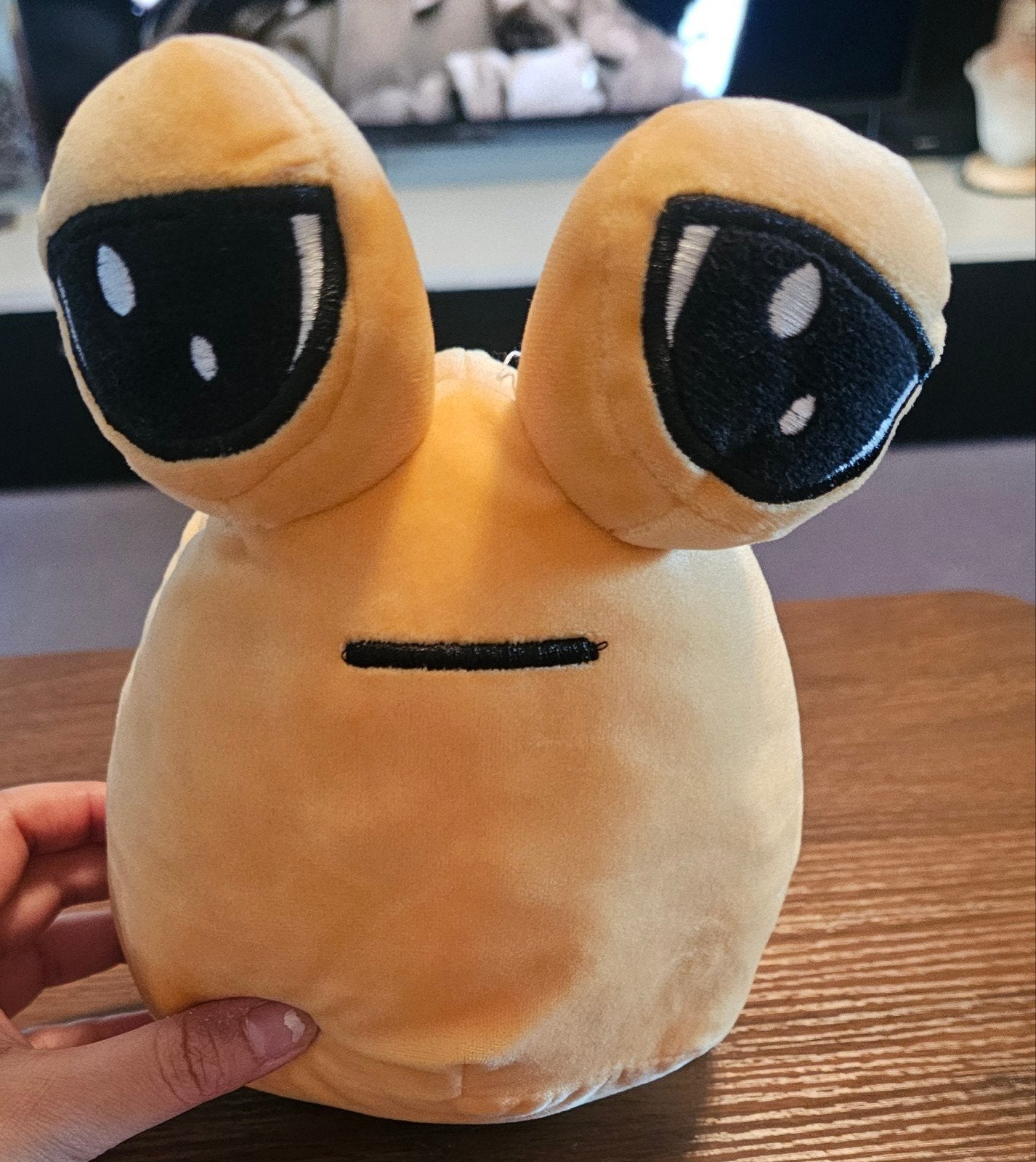 Leuke oranje knuffel met grote ogen, Oranje, Overige merken, Overige karakters, Overige typen