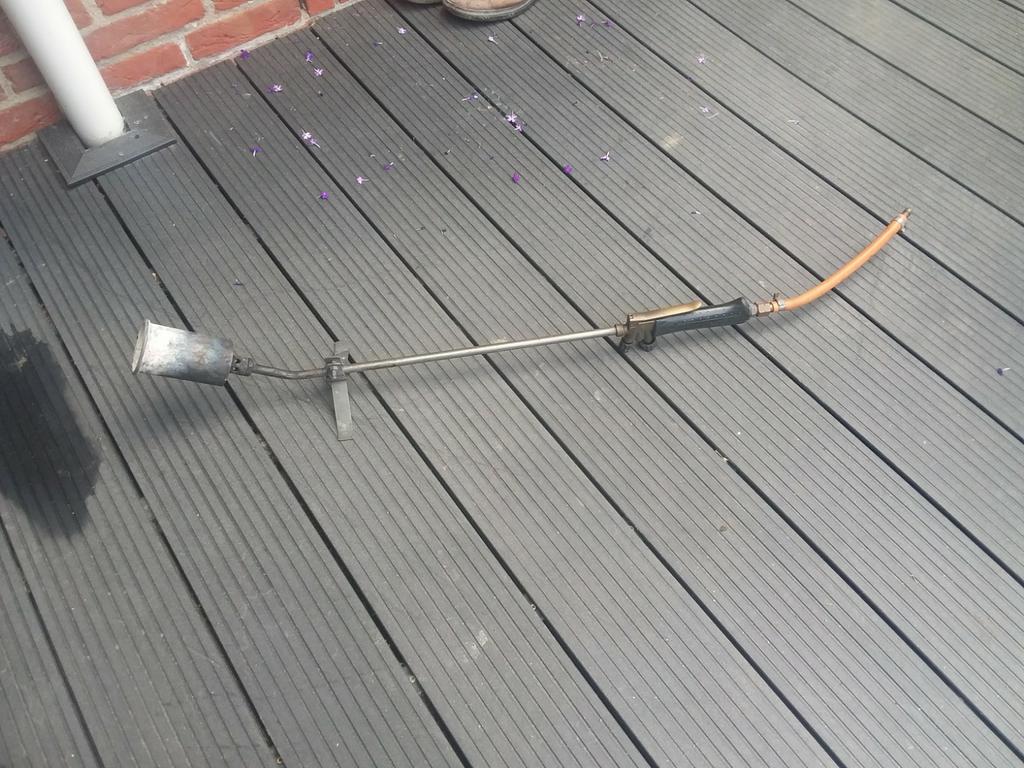 Dakbedekking brander, Overige materialen, Gebruikt, Zwart, Ophalen of Verzenden