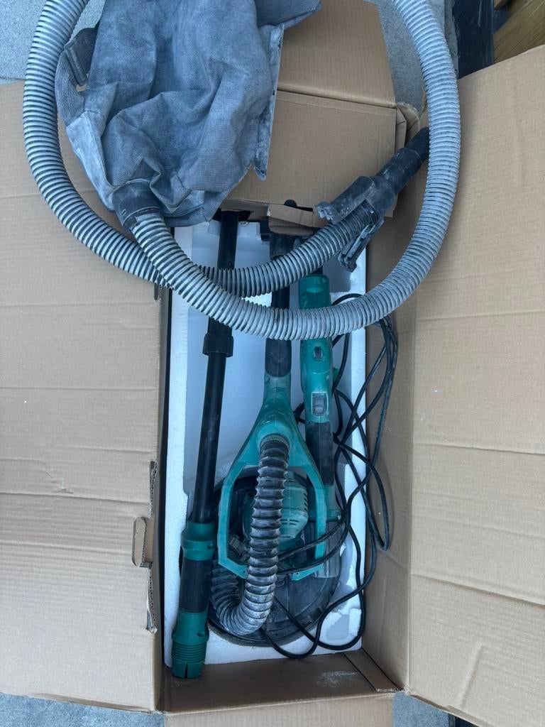 VONROC TELESCOPISCHE WAND- EN PLAFONDSCHUURMACHINE 1050W, Ophalen, Zo goed als nieuw, 1200 watt of meer, Overige typen