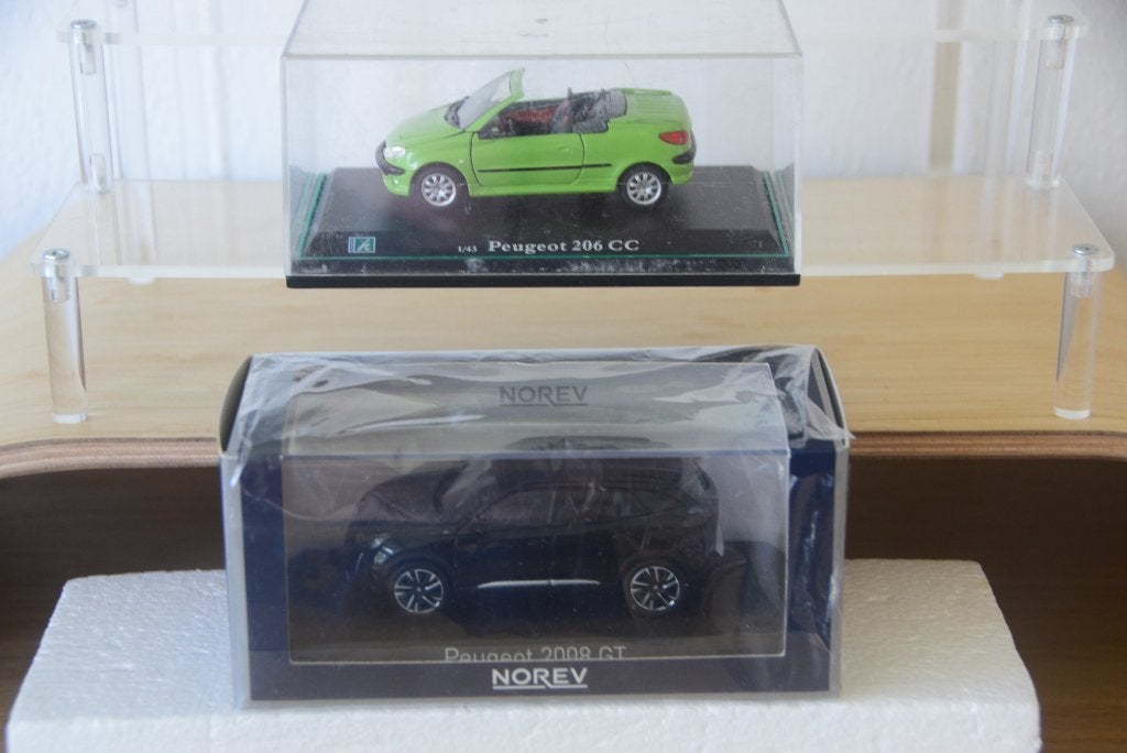 peugeot - mg a - mercedes- tompe, Hobby en Vrije tijd, Modelauto's | 1:43, Ophalen of Verzenden, Gebruikt, Auto, Norev