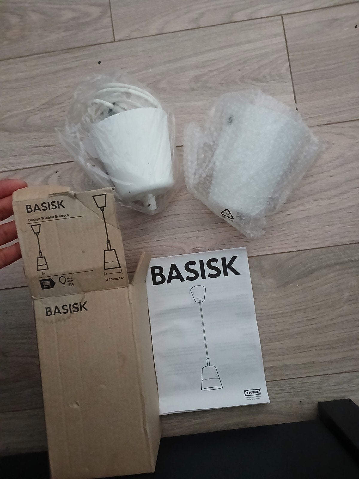 Vintage IKEA BASISK hanglamp Ontwerp Wiebke Braasch – Nieuw, Ophalen of Verzenden, Nieuw