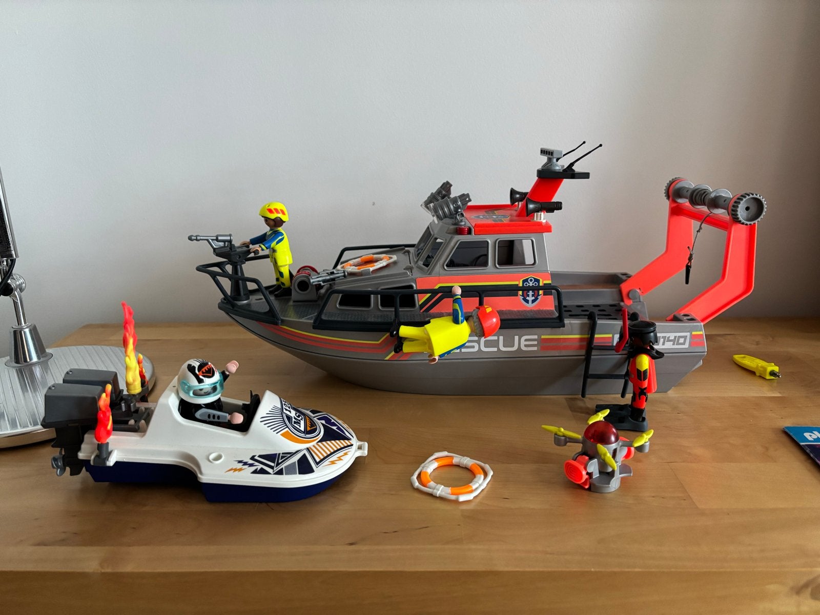 PLAYMOBIL City Action 70140 Reddingsboot met Jetski en Drone, Complete set, Nieuw, Ophalen of Verzenden, City action
