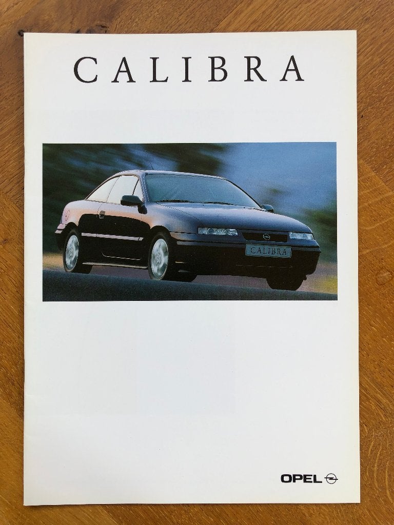 Opel Calibra 1996 Duitse folder, Opel, Verzenden, Nieuw, Opel
