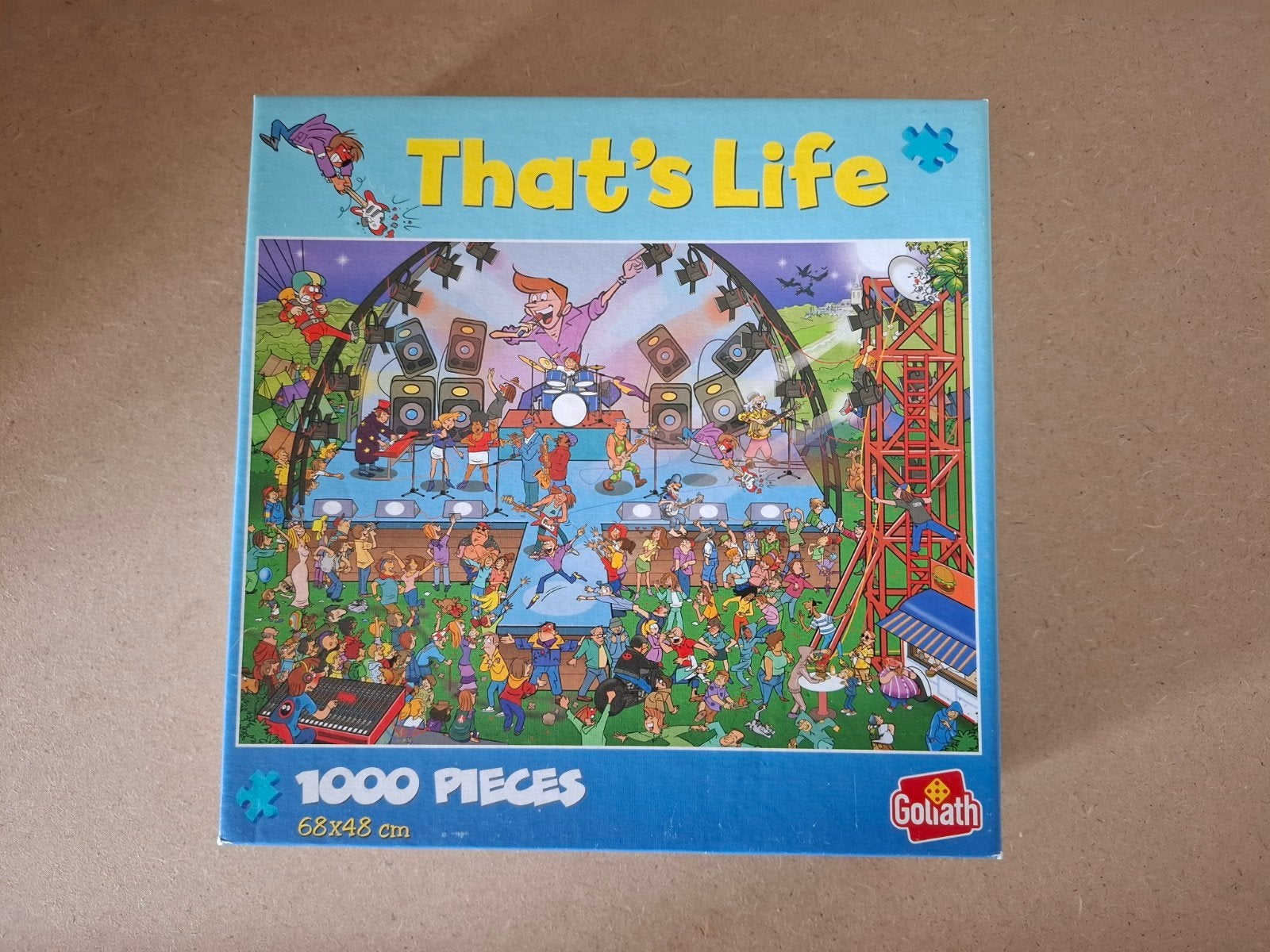 That's life legpuzzel # 371416 Concert, Ophalen of Verzenden, 500 t/m 1500 stukjes, Gebruikt, Legpuzzel