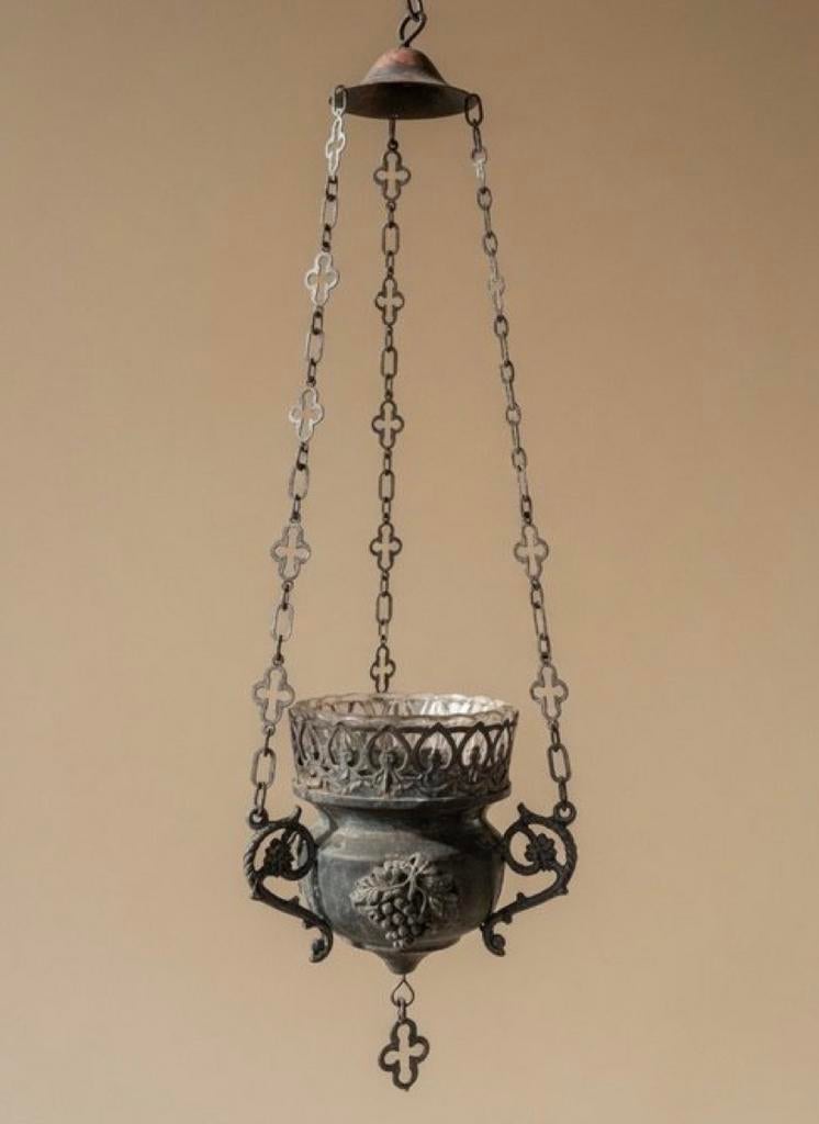 Votive lamp, Italy, 19th century, Antiek en Kunst, Antiek | Religie, Verzenden