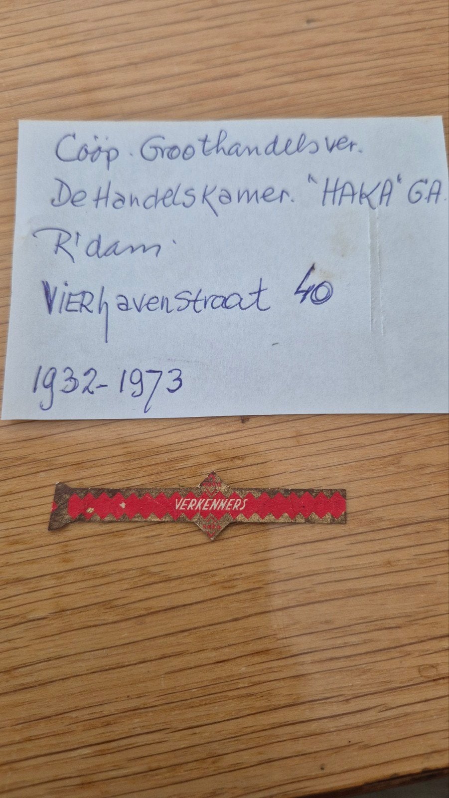 Sigarenbanden, Ophalen, Zo goed als nieuw, Sigarenbandjes