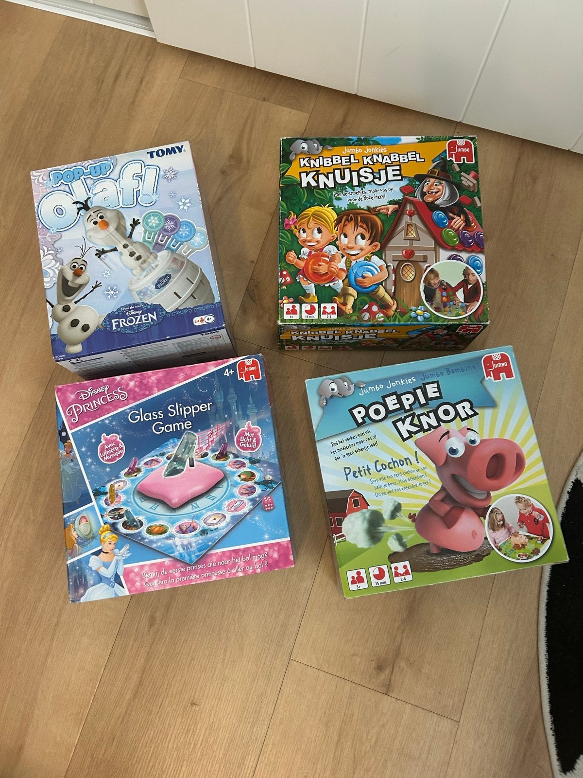 Diverse kinderspellen, Drie of vier spelers, Ophalen, Zo goed als nieuw