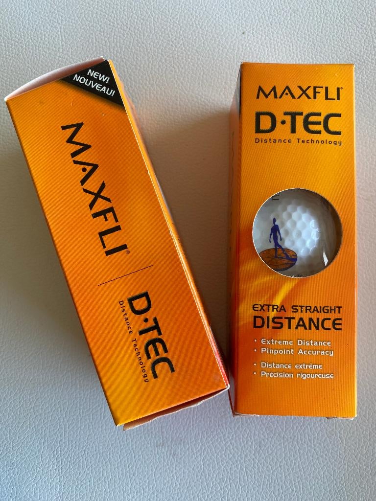 Maxfli D-Tec Golfballen met Rabobank Logo, Ophalen of Verzenden, Nieuw, Bal(len)