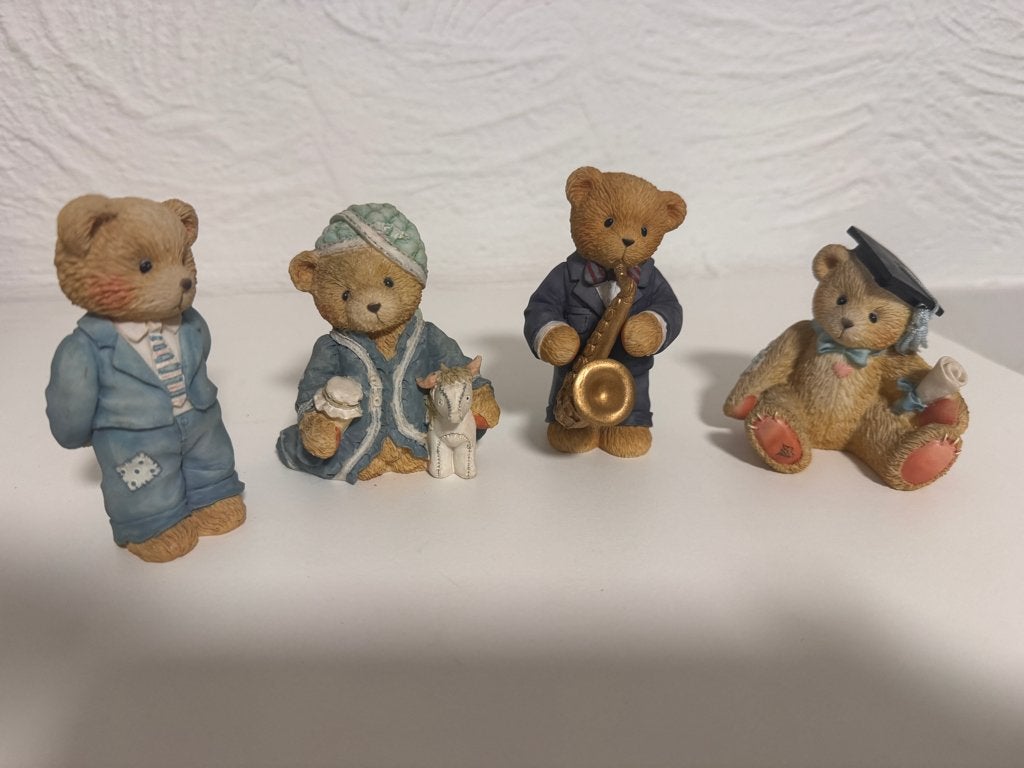 Cherish Teddy beren 4 stuks uit nalatenschap, Verzamelen, Ophalen of Verzenden, Zo goed als nieuw, Beeldje, Cherished Teddies