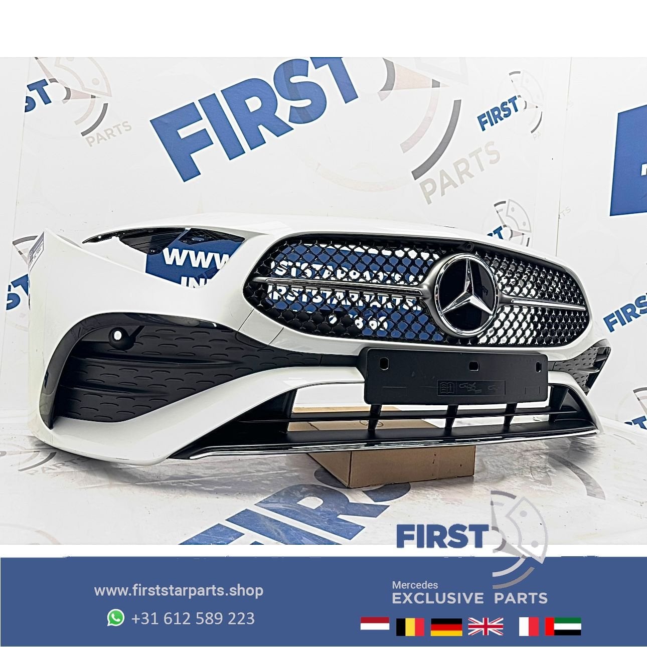 W177 FACELIFT BUMPER AMG A1778858705 VOORBUMPER COMPLEET 202, Gebruikt, -, Voor, Ophalen of Verzenden