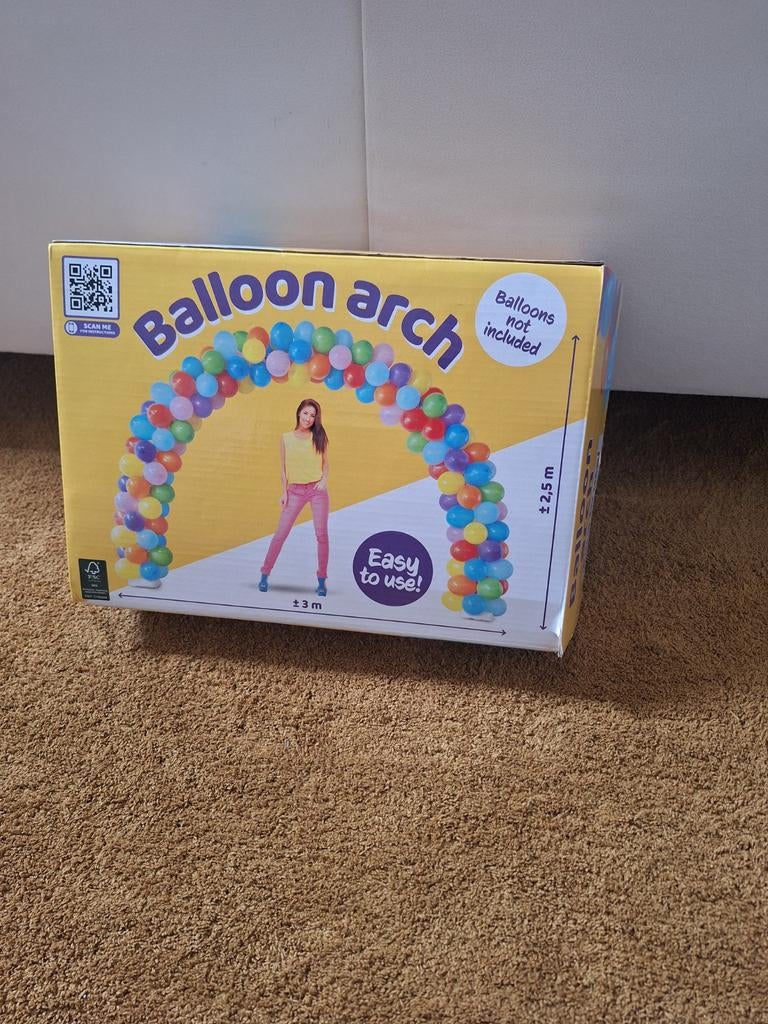 Ballonnenboog - Feestelijke Decoratie voor Elk Feest, Ophalen of Verzenden, Gebruikt, Versiering, Verjaardag