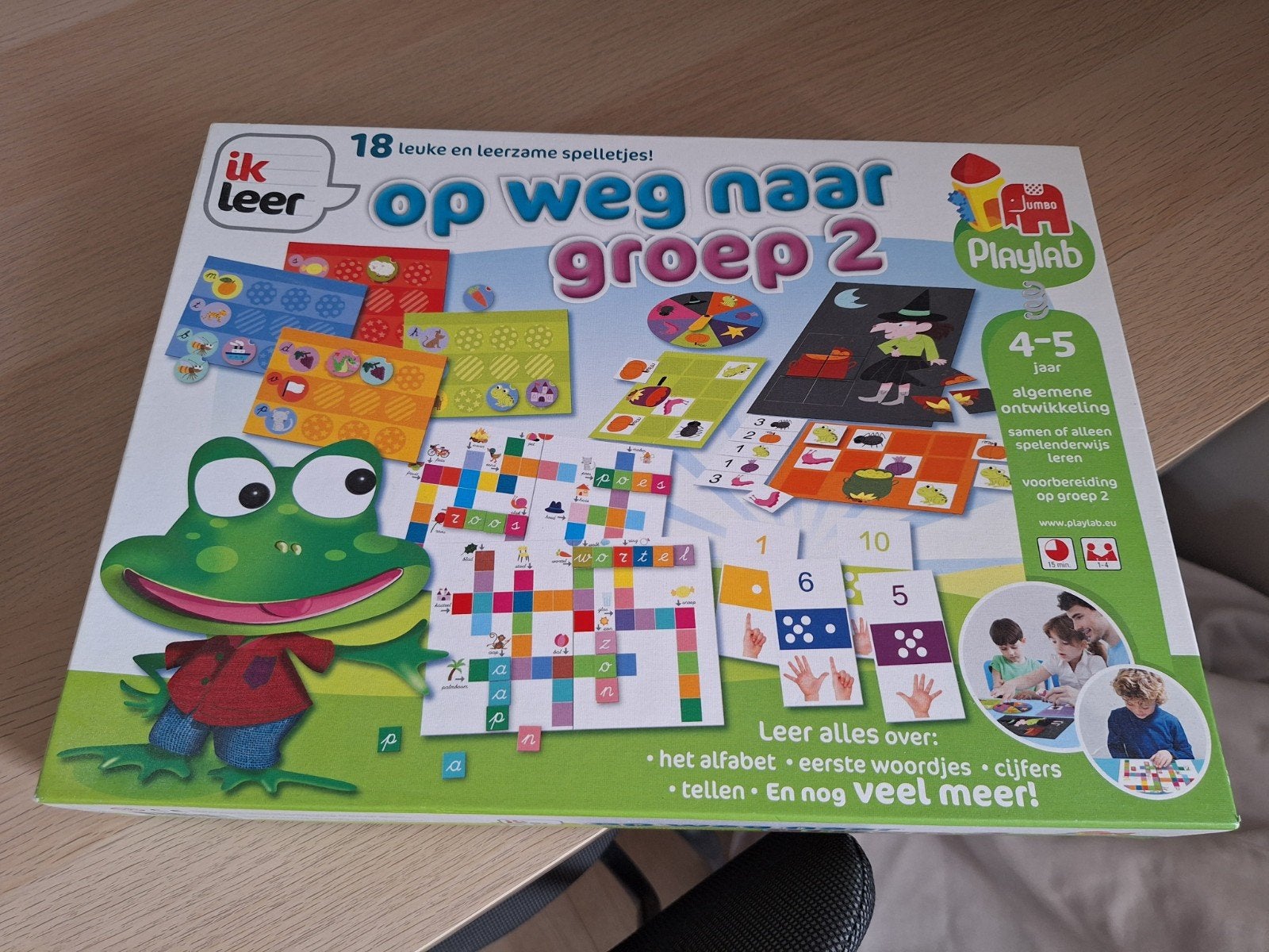 Ik leer op weg naar groep 2 - Educatief spel 4-5 jaar, Ophalen, Zo goed als nieuw, Taal en Lezen