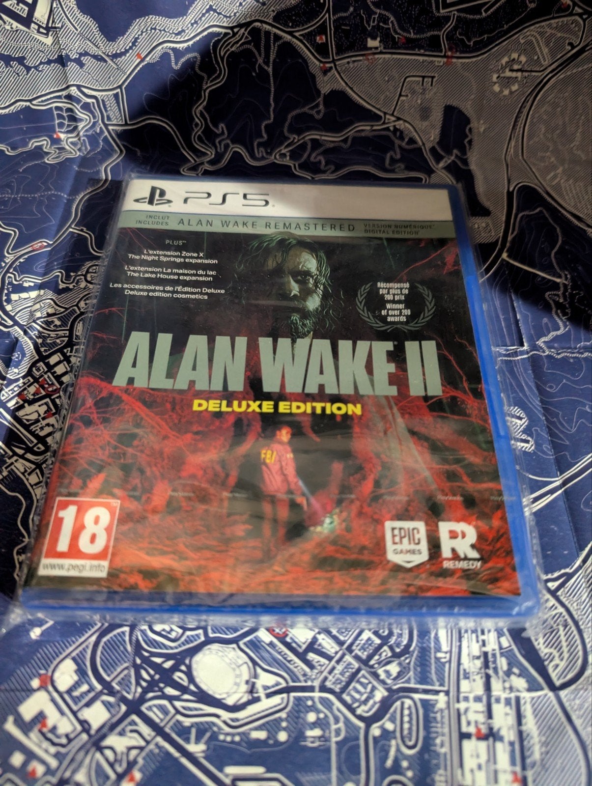 Alan Wake II Deluxe Edition PS5 - Nieuw in seal, Avontuur en Actie, 1 speler, Nieuw, Eén computer