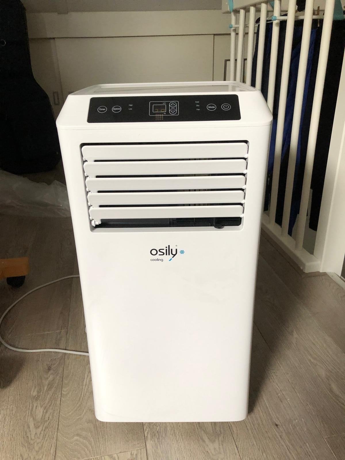 Osily Mobiele Airconditioning met Dakraamhoes - Z.G.A.N., Ophalen, Minder dan 60 m³, 3 snelheden of meer, Zo goed als nieuw