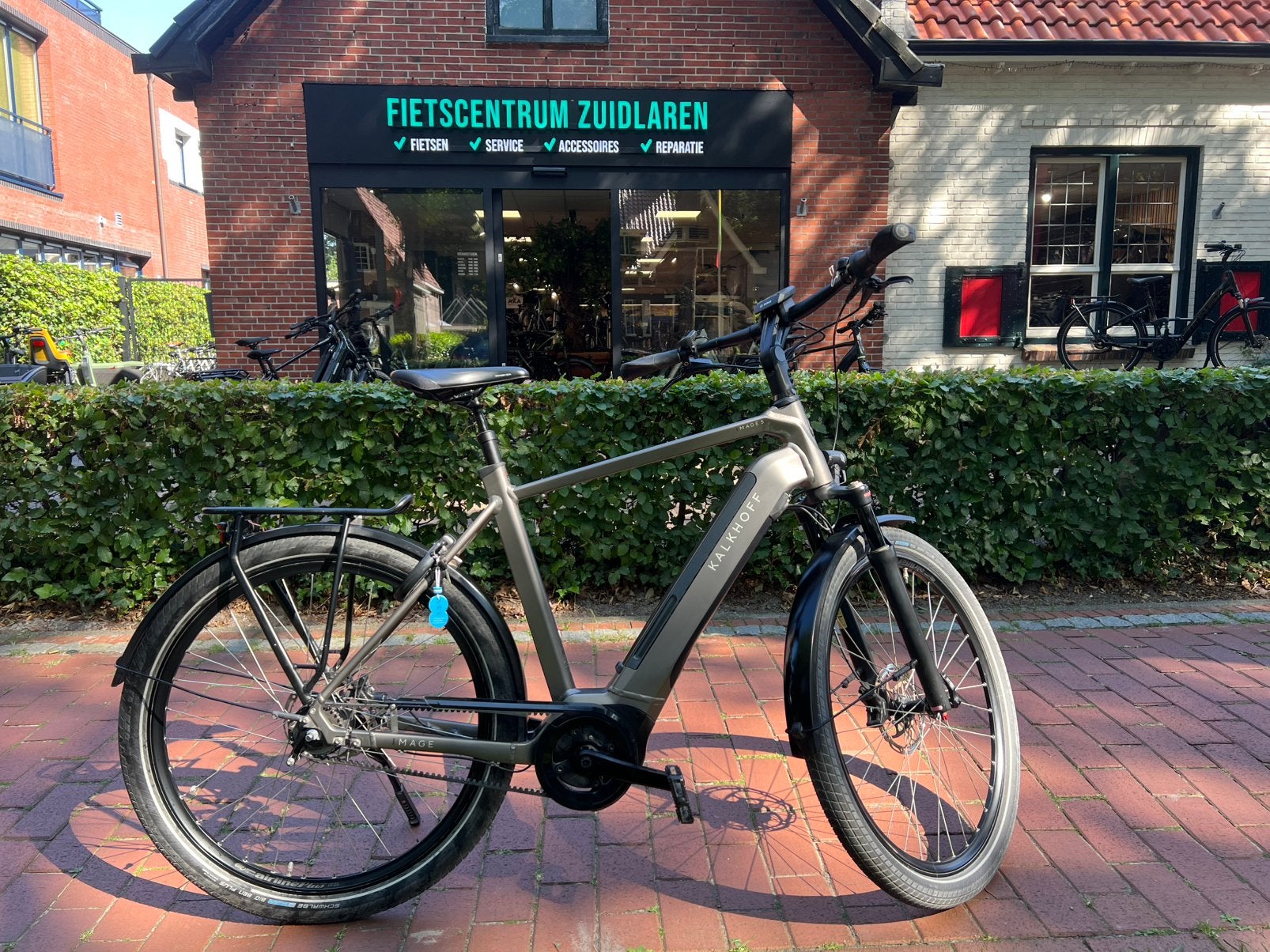 Kalkhoff Image 5 /Bosch performance/Belt /58cm /Netjes!, Fietsen en Brommers, Elektrische fietsen, Sparta, Zo goed als nieuw, 51 tot 55 cm