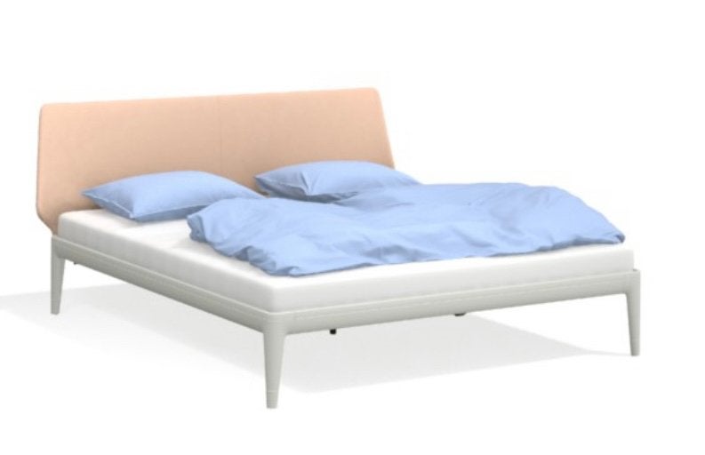 Auping Essential 180x200 Pure White incl. Hoofdbord, Overige kleuren, Verzenden, Tweepersoons, Zo goed als nieuw
