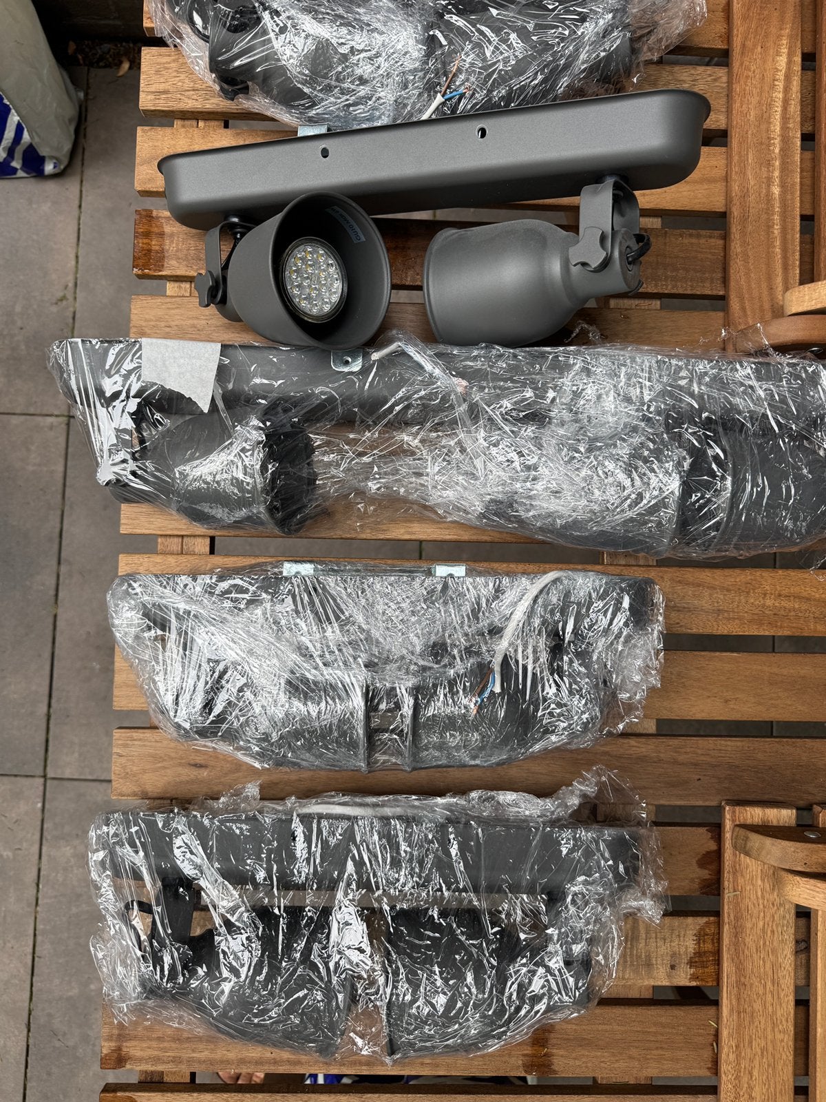 IKEA HEKTAR Plafondspot (donkergrijs) – incl. GU10 LED, Ophalen of Verzenden, Zo goed als nieuw, GU10