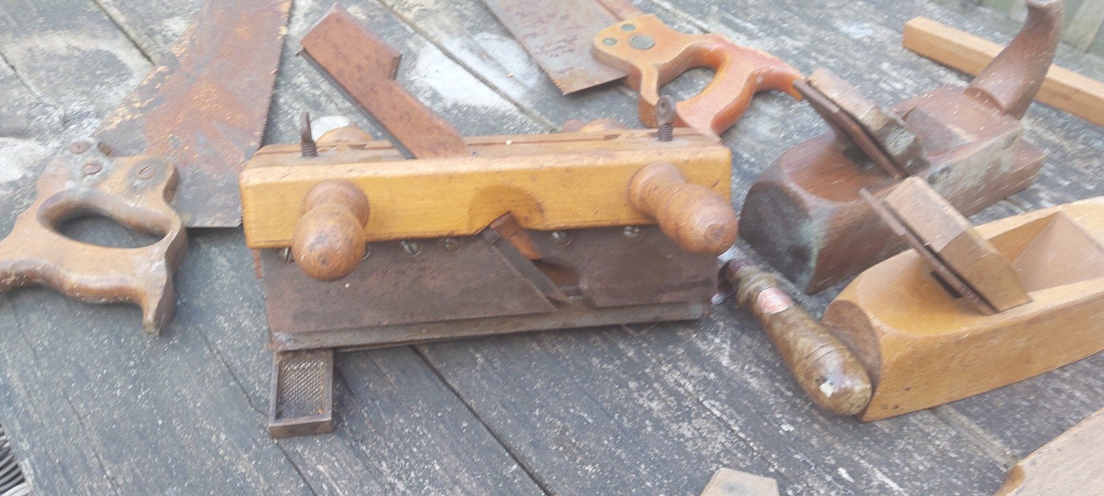 Antieke Houtbewerkingsgereedschappen - Schaaf, Zagen, etc., Ophalen of Verzenden