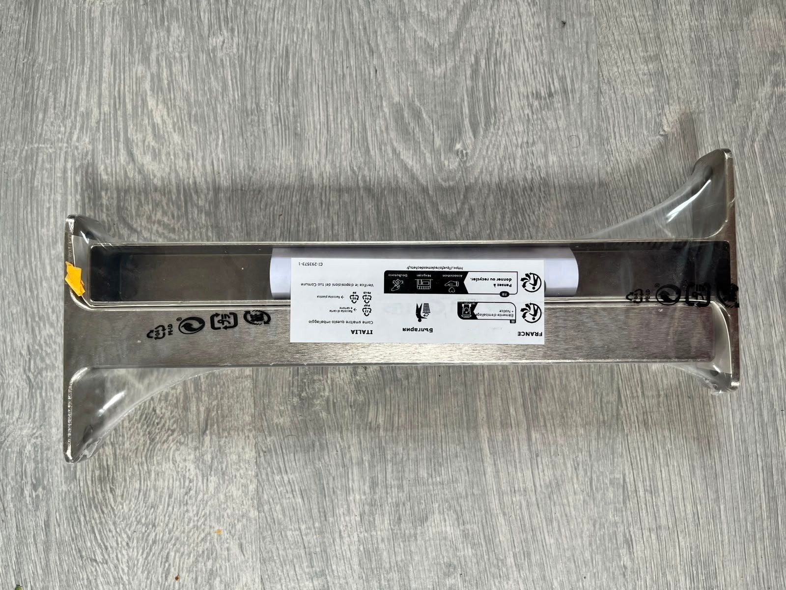 IKEA GRANHULT plankdrager, roestvrij staal, 2 stuks, Ophalen of Verzenden, Nieuw