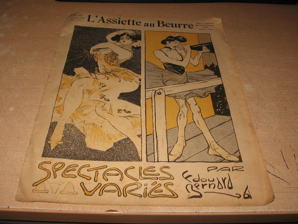 L 'Assiette au Beurre   no 277 juillet 1906 (oud Frans blad), Boeken, Ophalen of Verzenden, Gelezen