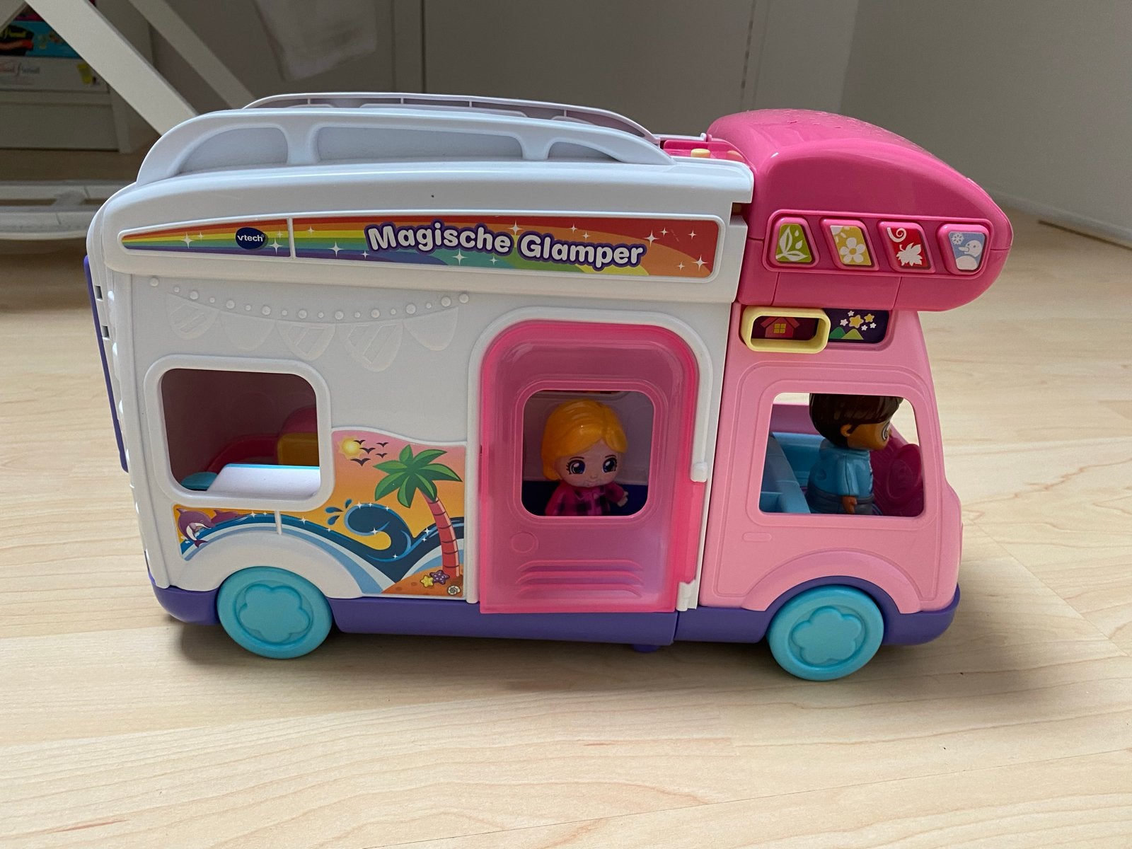 VTech Magische Glamper - Camper met licht en geluid, Ophalen of Verzenden, Gebruikt, 2 tot 4 jaar