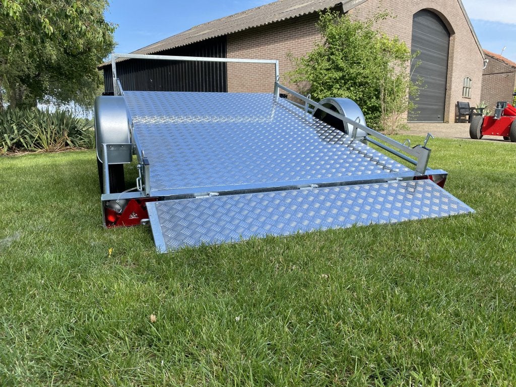 NIEUW Quad Motor Trailer kantelbaar Traanplaat laadvloer, BW Trailers, Nieuw, Info@bwtrailers.be, Walemstraat 94 A-B, 2570 Duffel, België