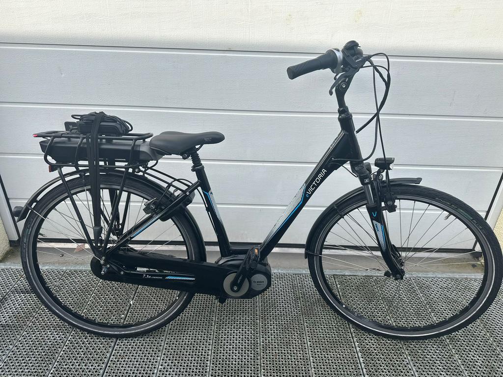 Electrische Victoria Bosch middenmotor fiets, 47 tot 50 cm, Versnellingen, Zo goed als nieuw, Ophalen