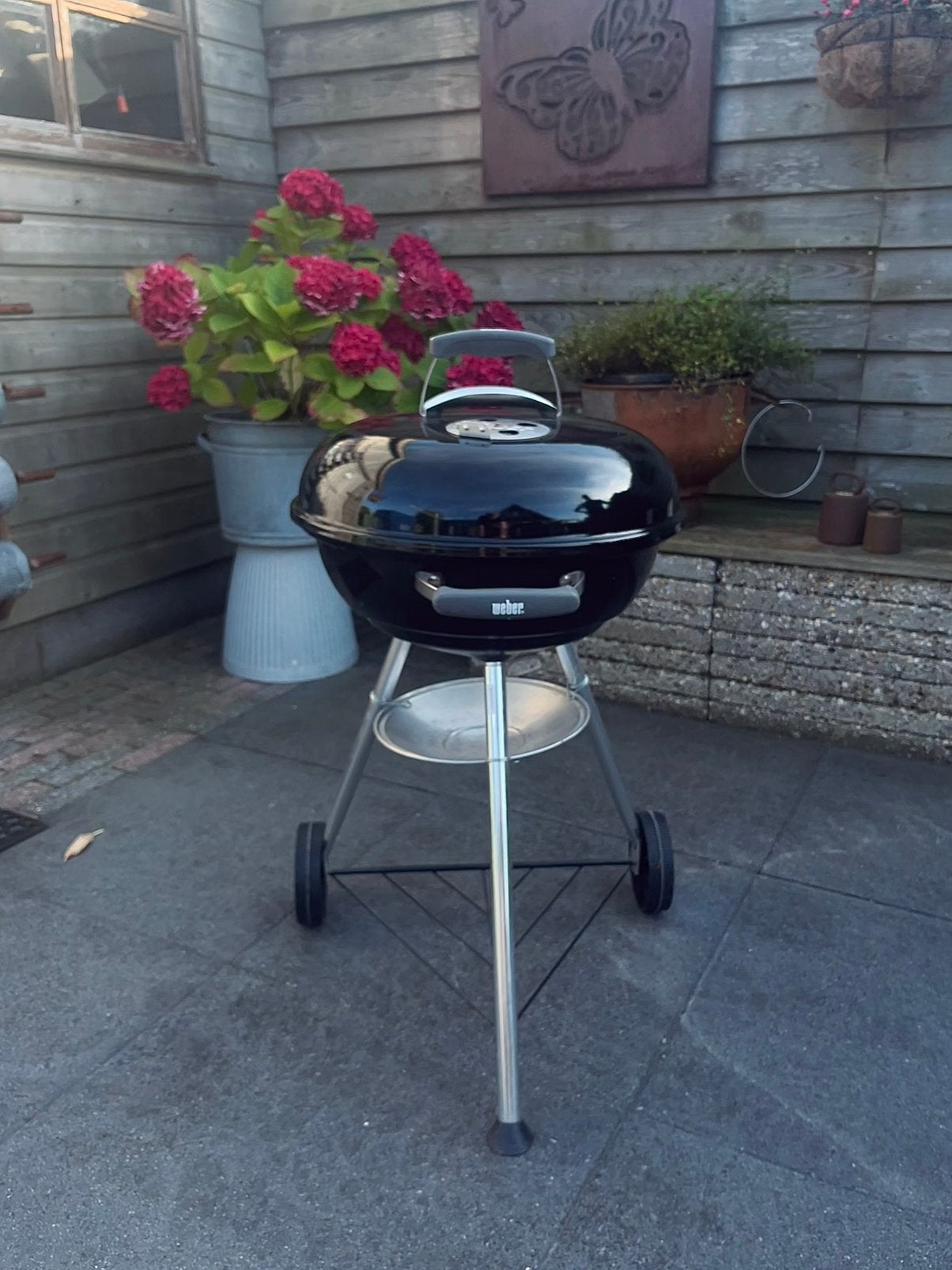 Weber Barbecue Houtskool, Ophalen, Gebruikt, Met accessoires