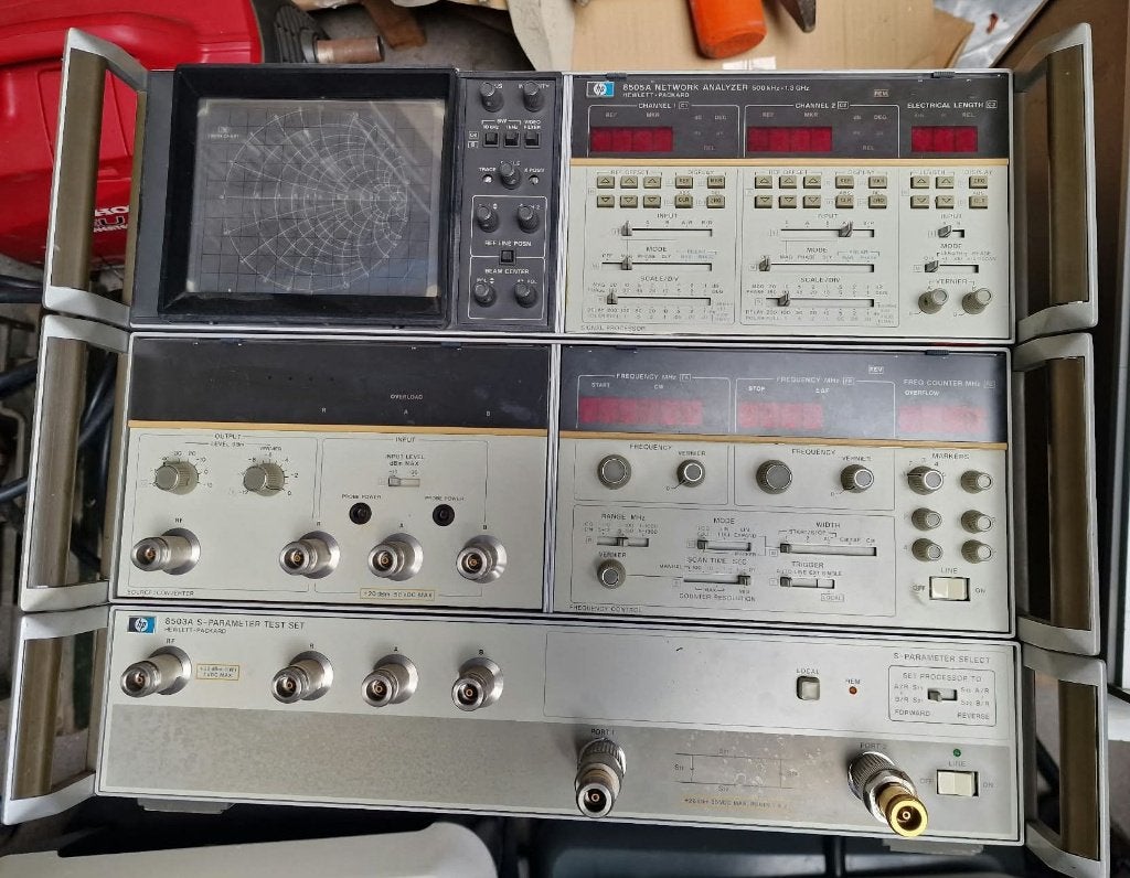 HP8505A Netwerkanalysator met S-parameter testset, Doe-het-zelf en Verbouw, Ophalen, Gebruikt, Overige meters