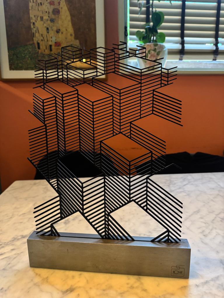 Jeroen Henneman - 3D object TWENTYFIVE STACKS - 2013, Overige typen, Ophalen of Verzenden, Overige materialen, Abstract