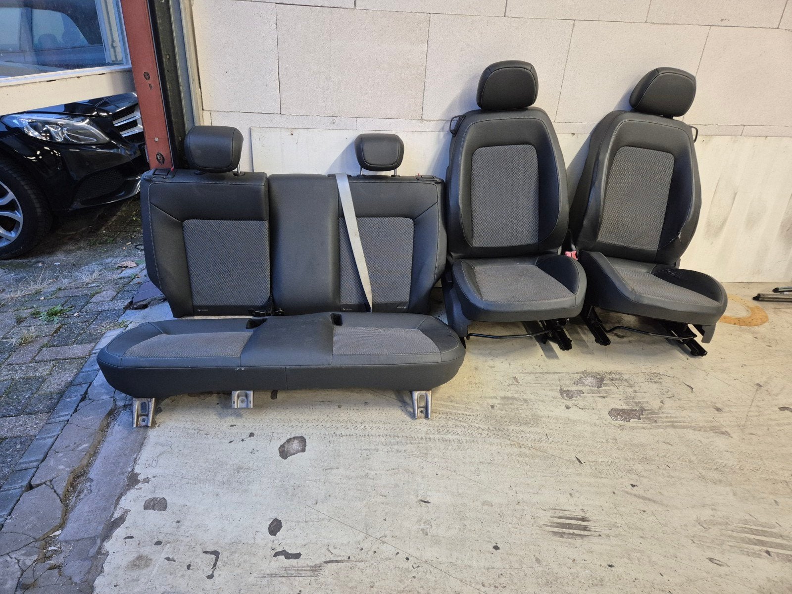 opel corsa d 2008 half lederen stoel set, Auto-onderdelen, Ophalen of Verzenden, Gebruikt, Opel
