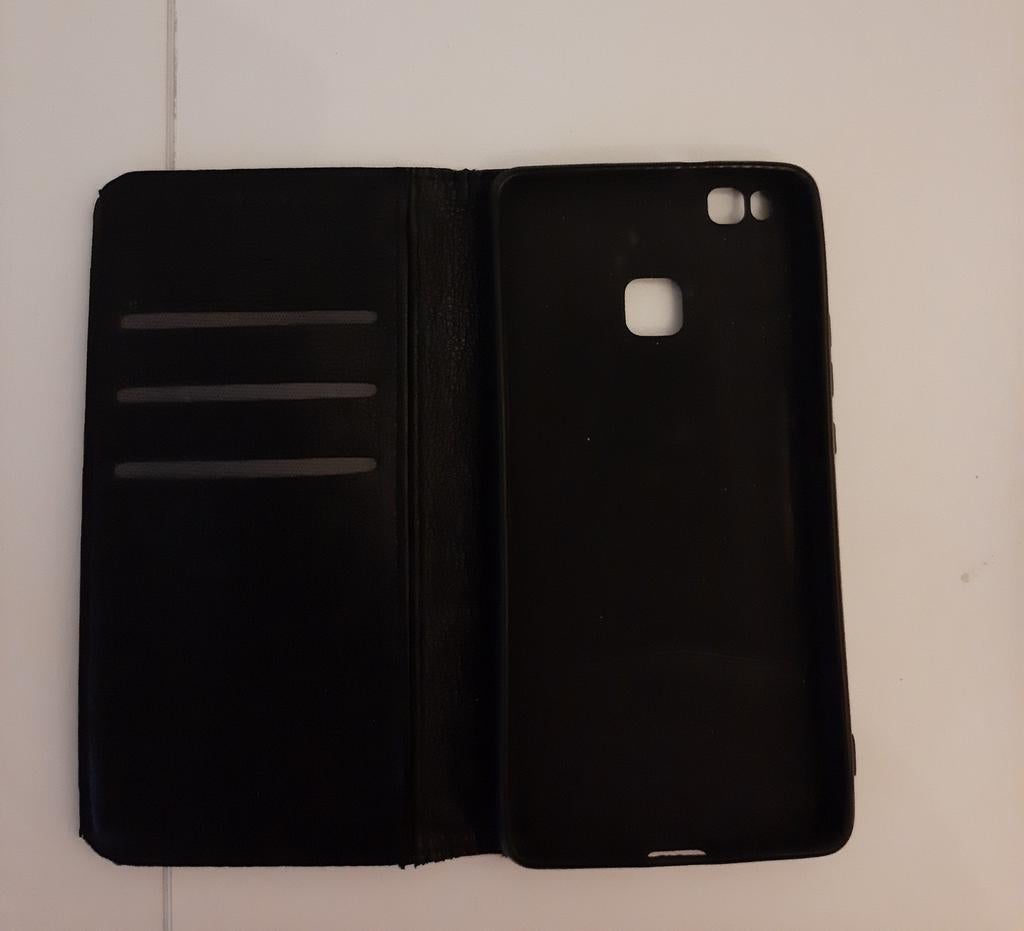 NIEUW Zwart Telefoonhoesje - Flipcase, Ophalen of Verzenden, Nieuw, Flipcase