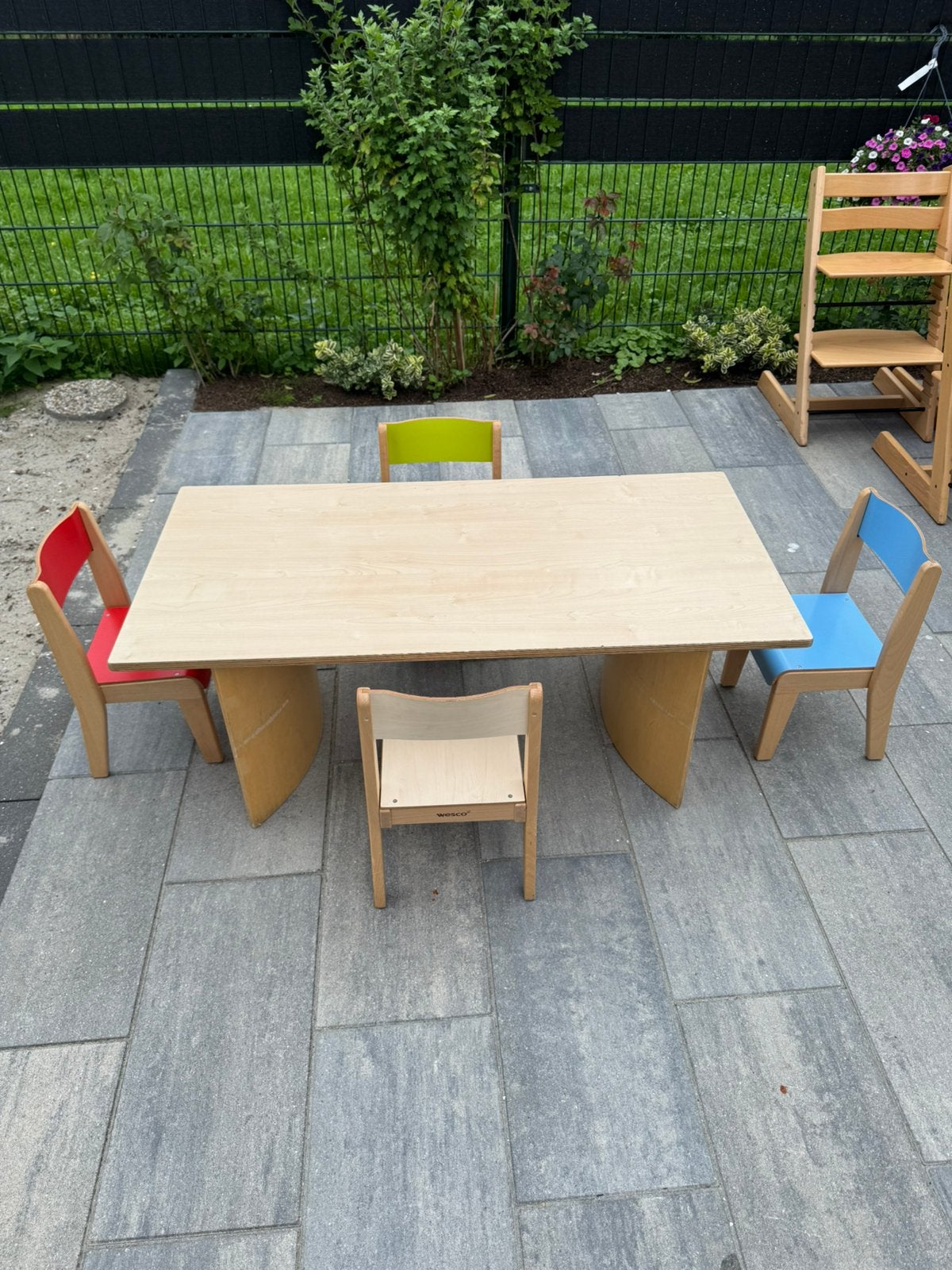 Wesco kindertafel., Kinderen en Baby's, Ophalen, Gebruikt, Tafel(s) en Stoel(en)