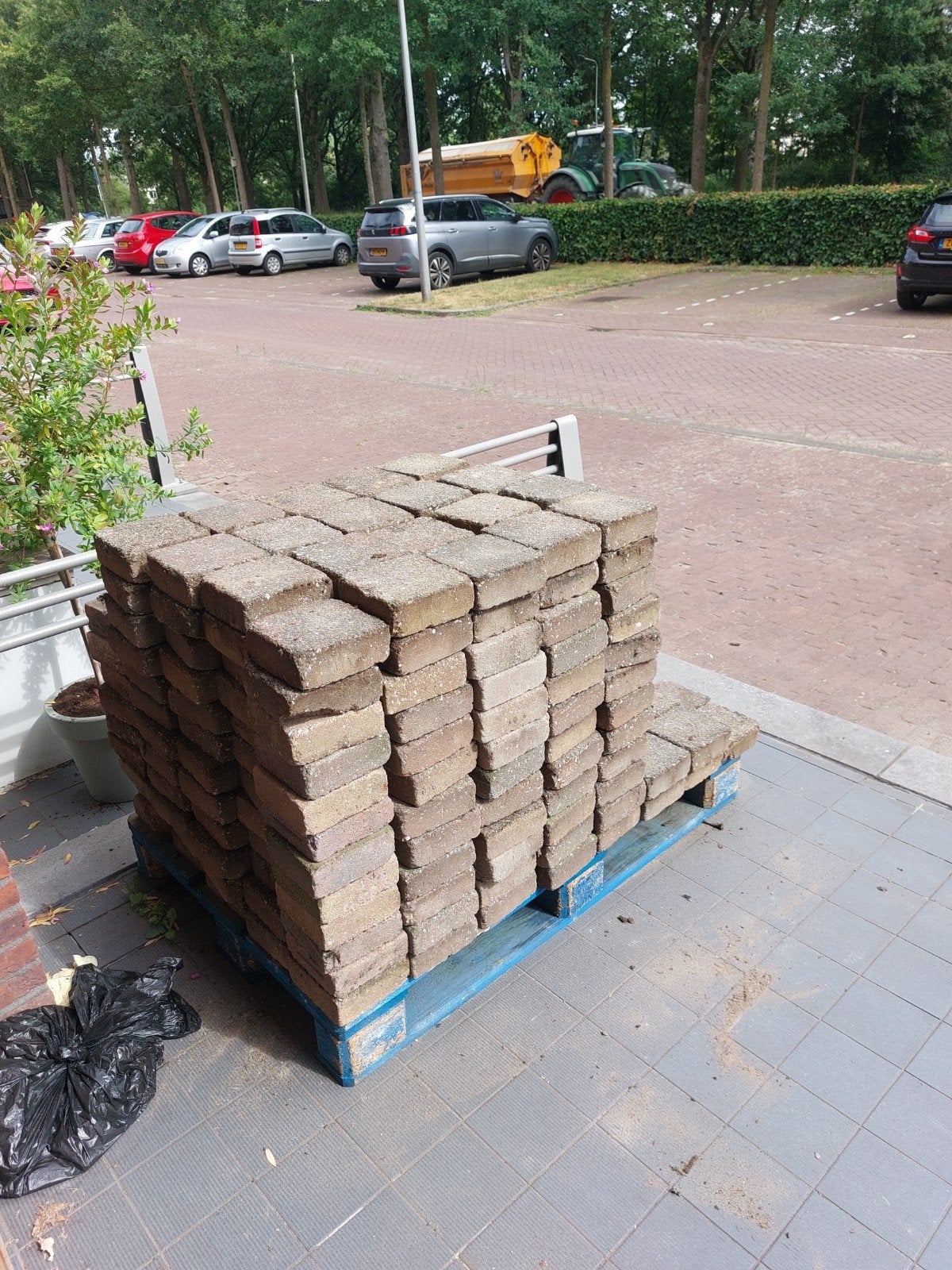 terrasklinkers, Tuin en Terras, Ophalen, Gebruikt, 10 m² of meer, Beton