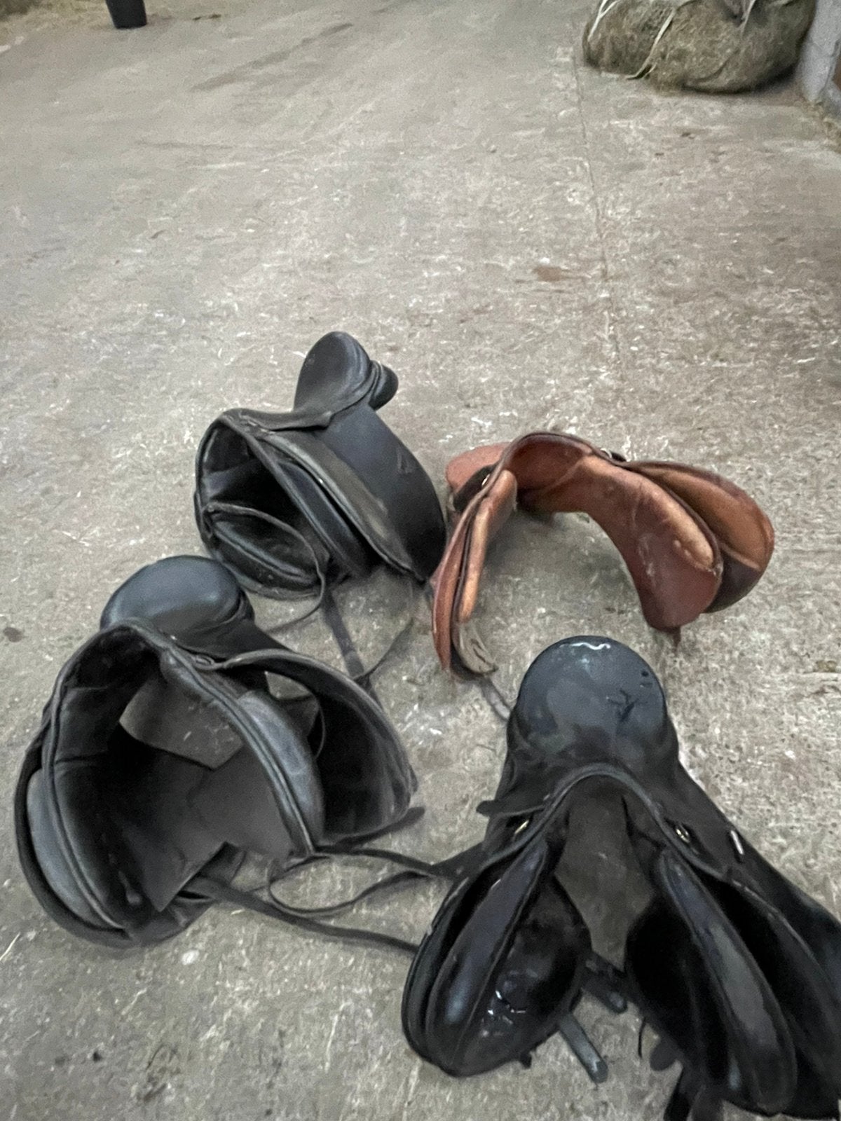 5 paardenzadels, NIET geschikt om te rijden., Dieren en Toebehoren, Ophalen, Gebruikt, Dressuur