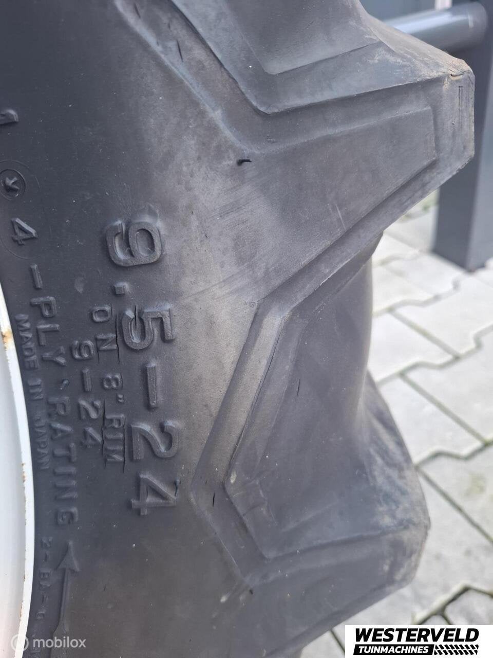Set gebruikte Shibaura ST330 Akkerbanden op velg, Overige, Overige typen