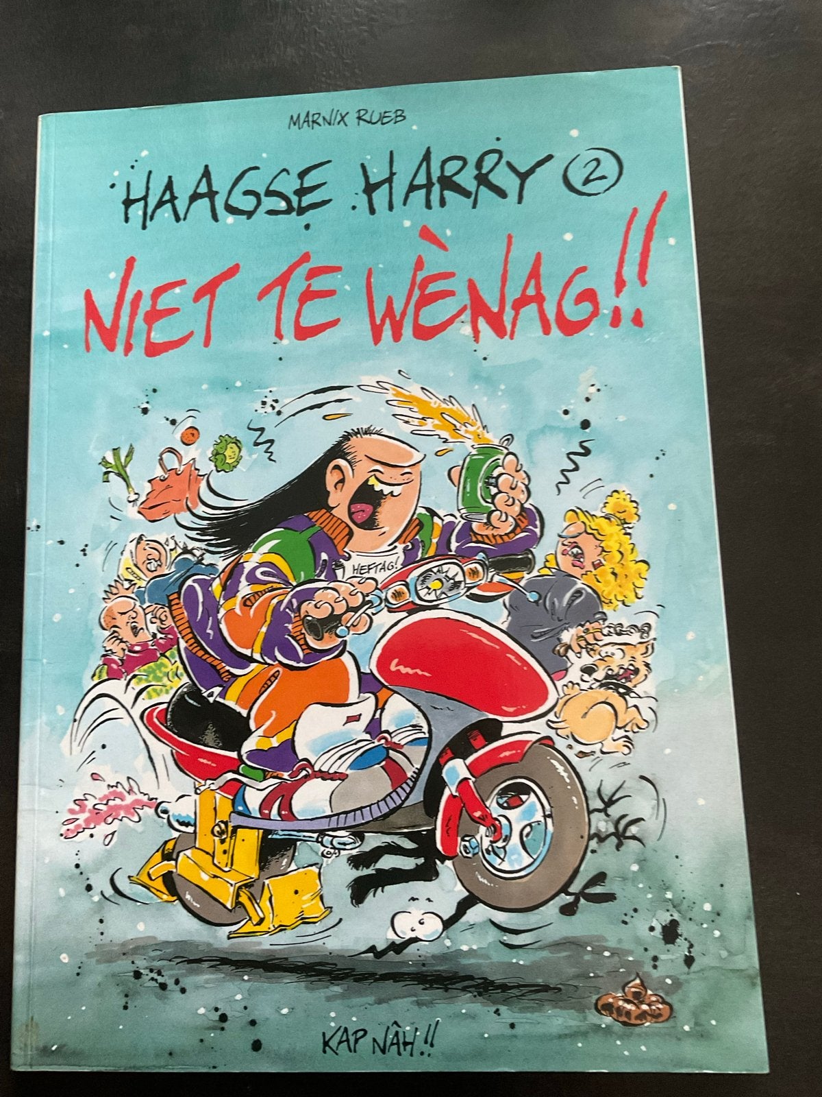 Haagse Harry 2: Niet te Wènag! - Marnix Rueb(2de druk), Eén stripboek, Ophalen of Verzenden, Nieuw