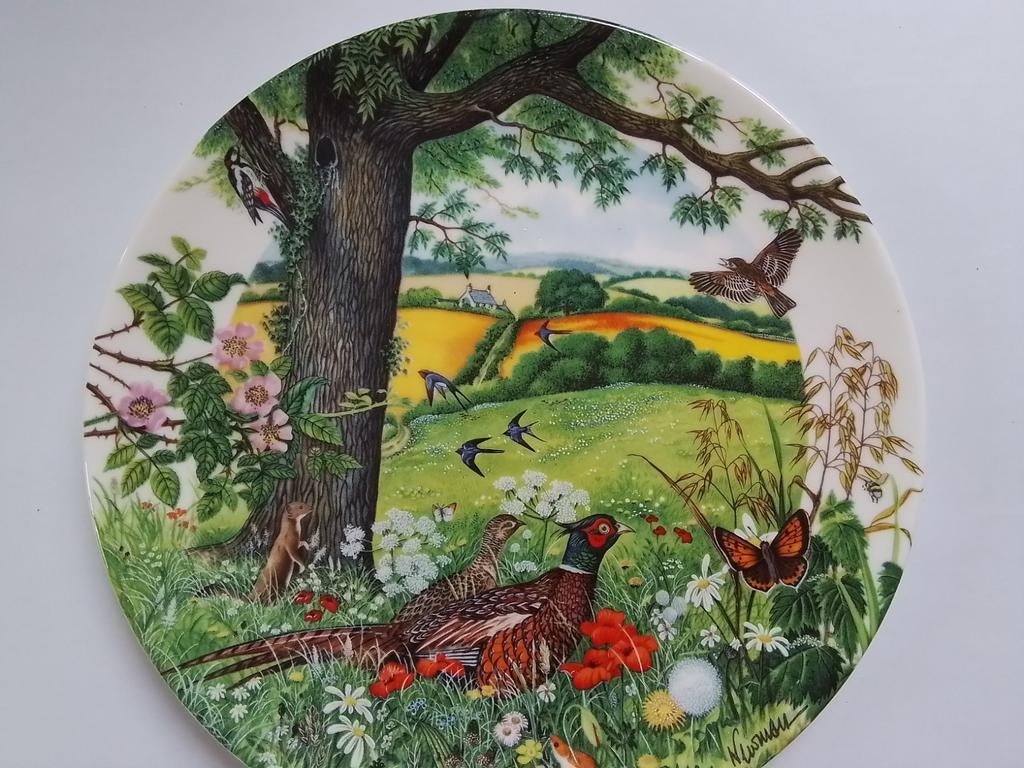 Wedgwood wandbord 'Meadows and Wheatfields' Colin Newman, Ophalen of Verzenden