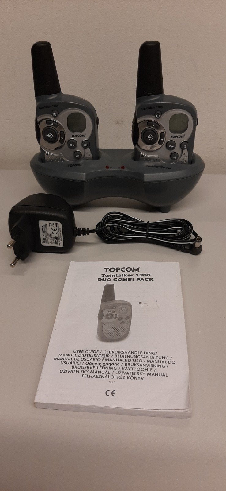TOPCOM Twinwalker 1300 DUO COMBI PACK Walkie-talkie Set, Verzenden, Zo goed als nieuw, 2 to 5 km, Portofoon of Walkie-talkie