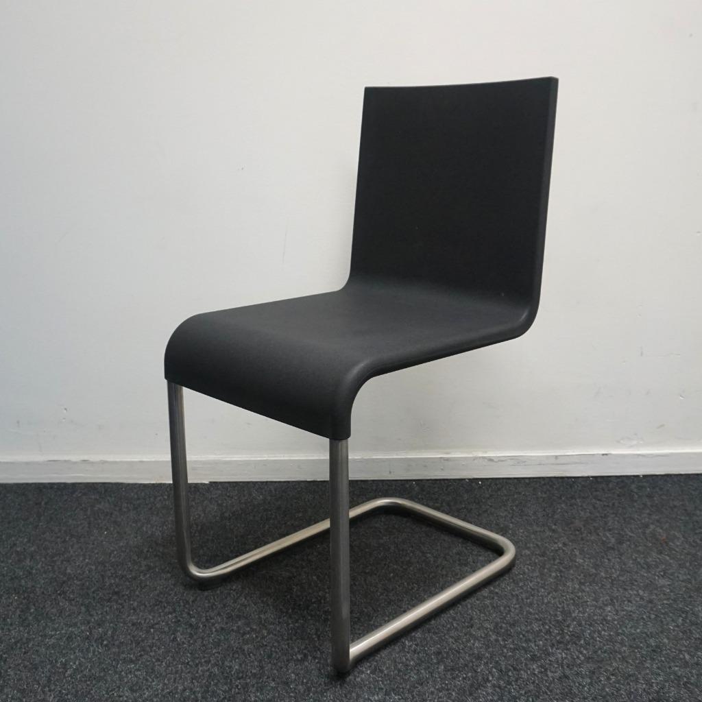 Vitra .05  Design Stoelen | Stapelbare Stoelen | Slede Zwart, Gebruikt, -, Zwart, -