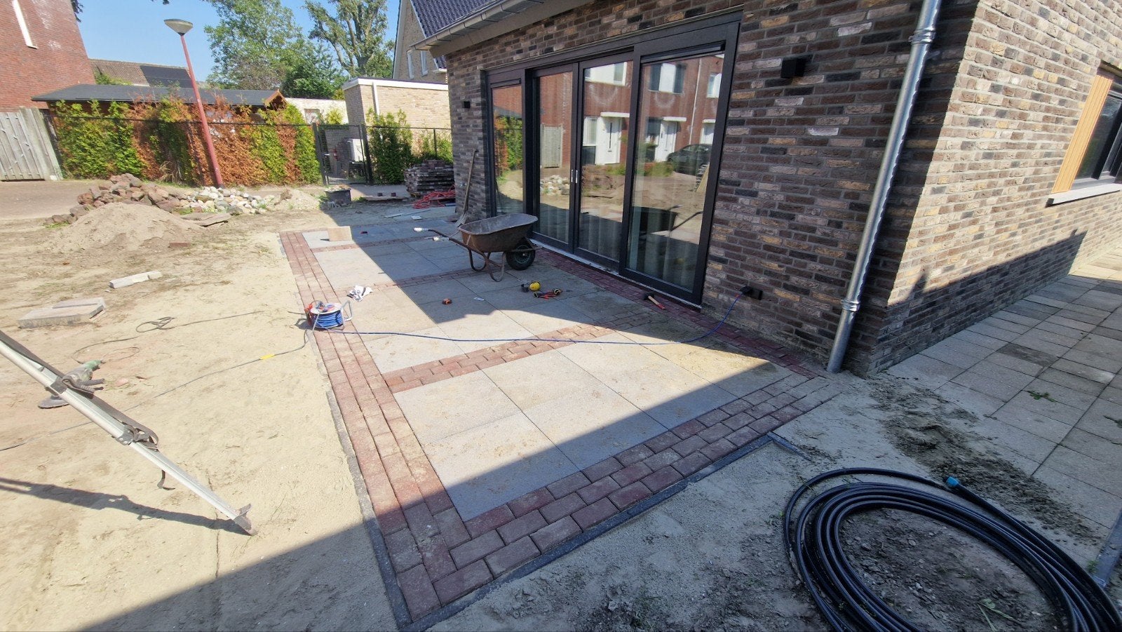 Betontegels 60x60 en klinkers, Ophalen, Gebruikt, Overige materialen