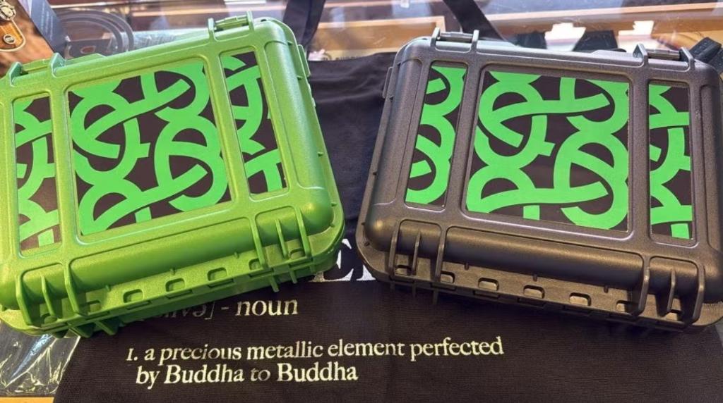 BUDDHA TO BUDDHA / LIMITED JEWELRY BOX GROEN / ZWART € 39,95, Ophalen of Verzenden, Nieuw, Zwart, Kunststof of Plastic