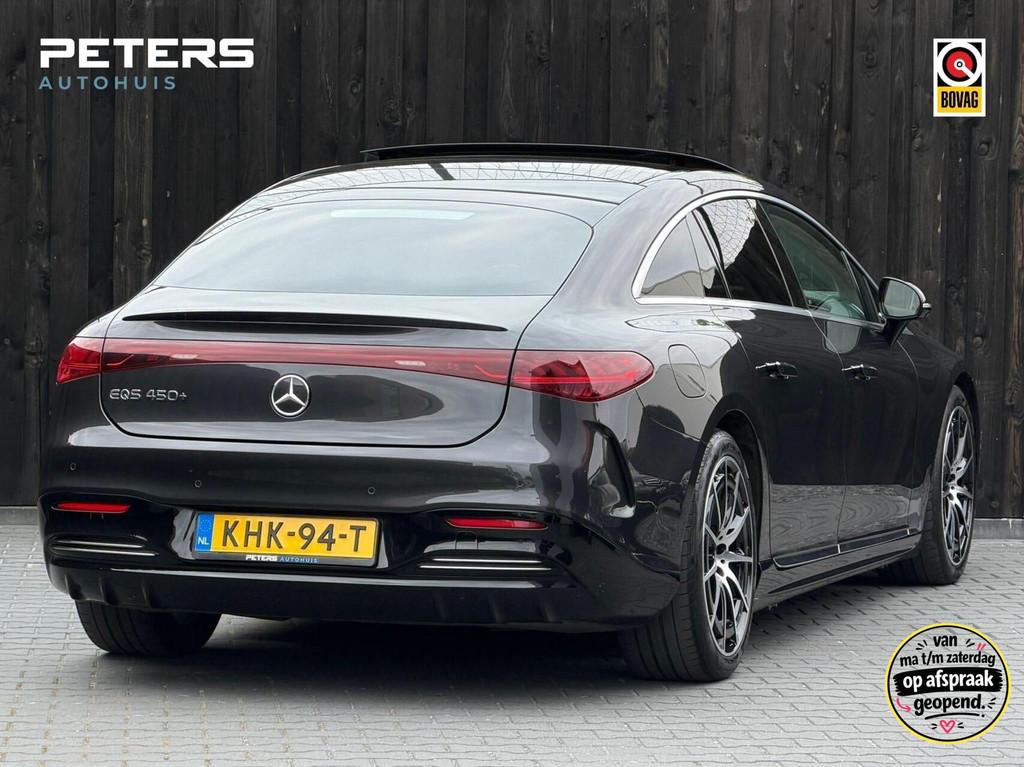 Mercedes EQS 450+ AMG Line 108 kWh| Vol opties| BTW| 1e eig., Automaat, Achterwielaandrijving, 4 stoelen, Leder