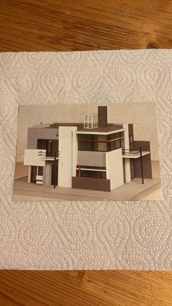 Postkaart - Gerrit Rietveld - Schröderhuis, Ophalen of Verzenden, 1980 tot heden, Ongelopen, Gebouw
