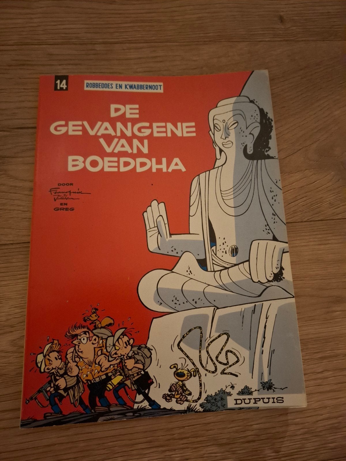 Robbedoes en Kwabbernoot: De Gevangene van Boeddha, Boeken, Stripboeken, Eén stripboek, Ophalen of Verzenden, Gelezen, Franquin en Greg