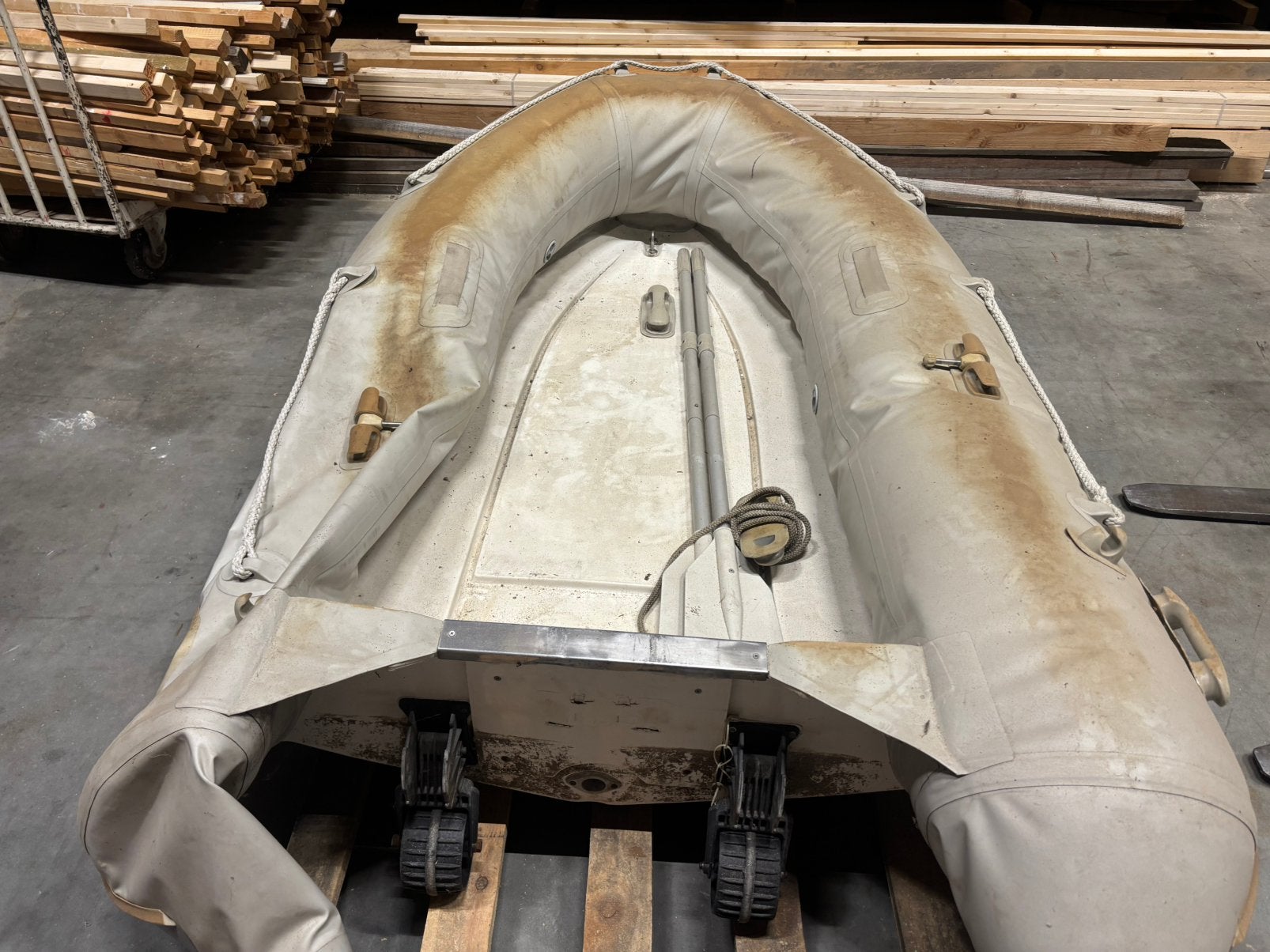 Rubber boot, Ophalen, Gebruikt, Geen motor, Rib