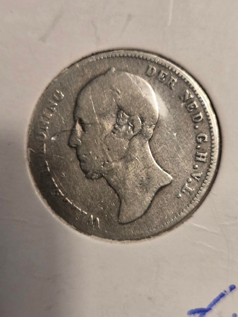 Twee halve guldens Willem II, 1847 en 1848, ½ gulden, Setje, Zilver, Ophalen of Verzenden