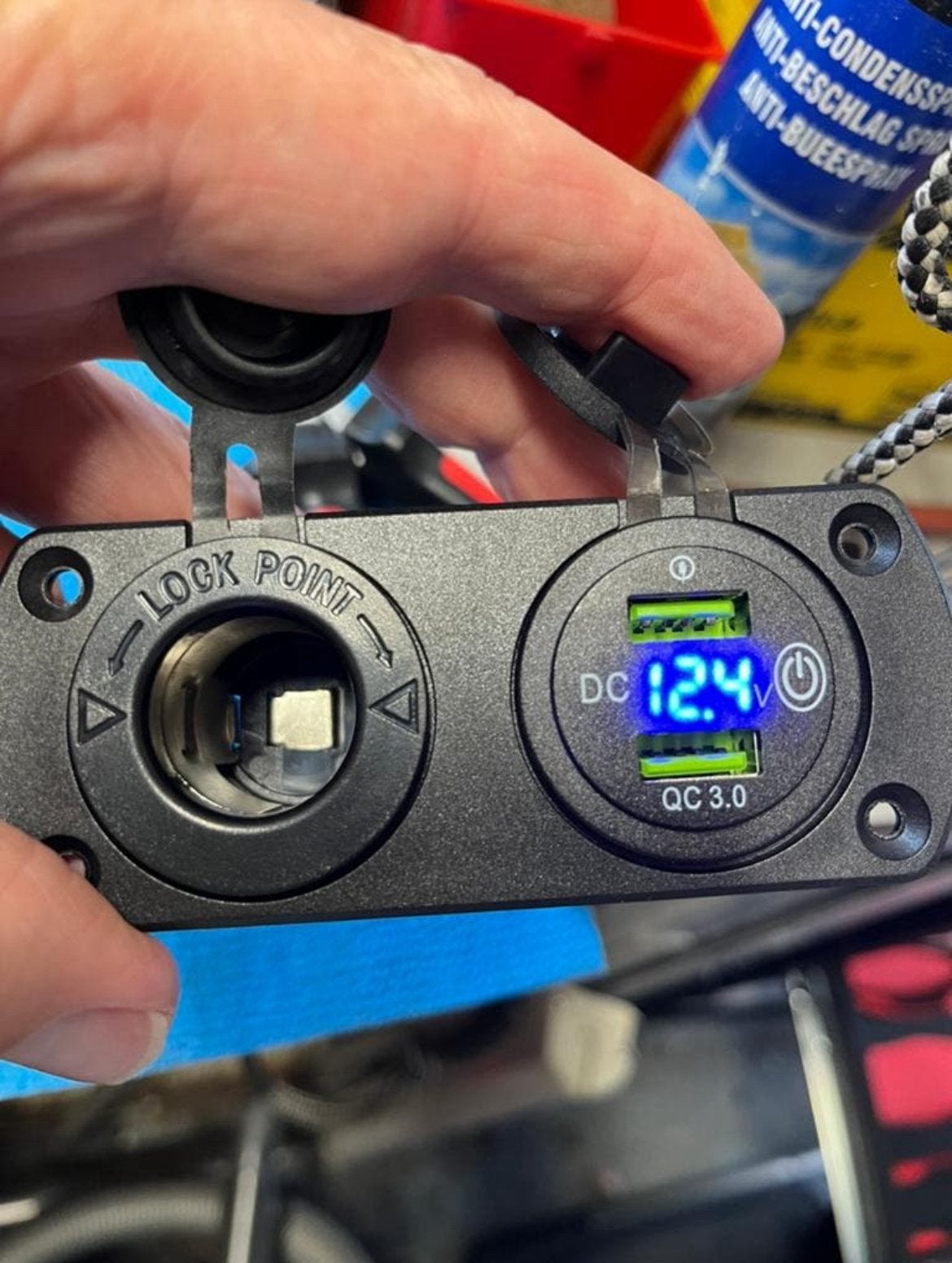 12v /usb aansluiting, Ophalen of Verzenden